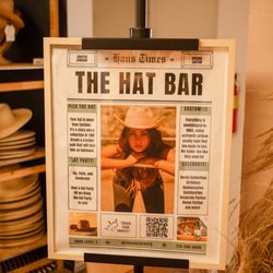 Haus of Trade - Host a Hat Party onsite, fits up to 14 people. Take your custom hat with you same day!