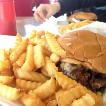 Super Burger - Teriyaki beef burger with a "small" fries. And yes, they put teriyaki beef on TOP of the burger patty. I'm stuffed. - Burgers Near Me - Pasadena, California Super Burger - Teriyaki beef burger with a "small" fries. And yes, they put teriyaki beef on TOP of the burger patty. I'm stuffed. - Burgers Near Me - Pasadena, California