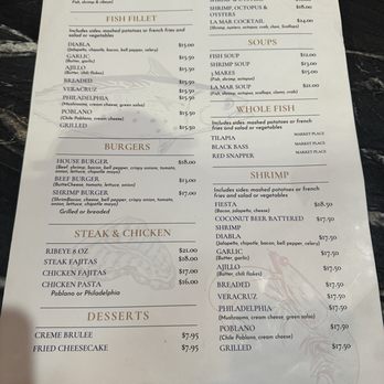 La Mar Seafood & Drinks - Menu - Seafood Near Me - El Paso, Texas La Mar Seafood & Drinks - Menu - Seafood Near Me - El Paso, Texas