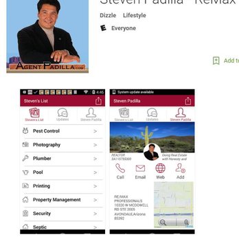 Steven Padilla-RE/MAX Professionals - for your convenience, Steve has a mobile app with a list of his preferred trades for your convenience - Real Estate Agents Near Me - Avondale, Arizona Steven Padilla-RE/MAX Professionals - for your convenience, Steve has a mobile app with a list of his preferred trades for your convenience - Real Estate Agents Near Me - Avondale, Arizona