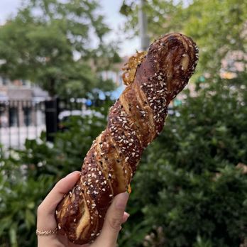 Somedays Bakery - Pretzel Cheddar Twist - Bakeries Near Me - Astoria, New York Somedays Bakery - Pretzel Cheddar Twist - Bakeries Near Me - Astoria, New York
