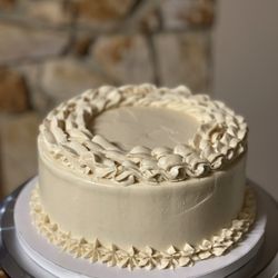 Picket Fences Bakery - Gluten free 8 inch chocolate cake with peanut butter buttercream