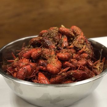 Crawfish Cafe - The mix sauce, spicy, and 5lbs crawfish - Seafood Near Me - Houston, Texas