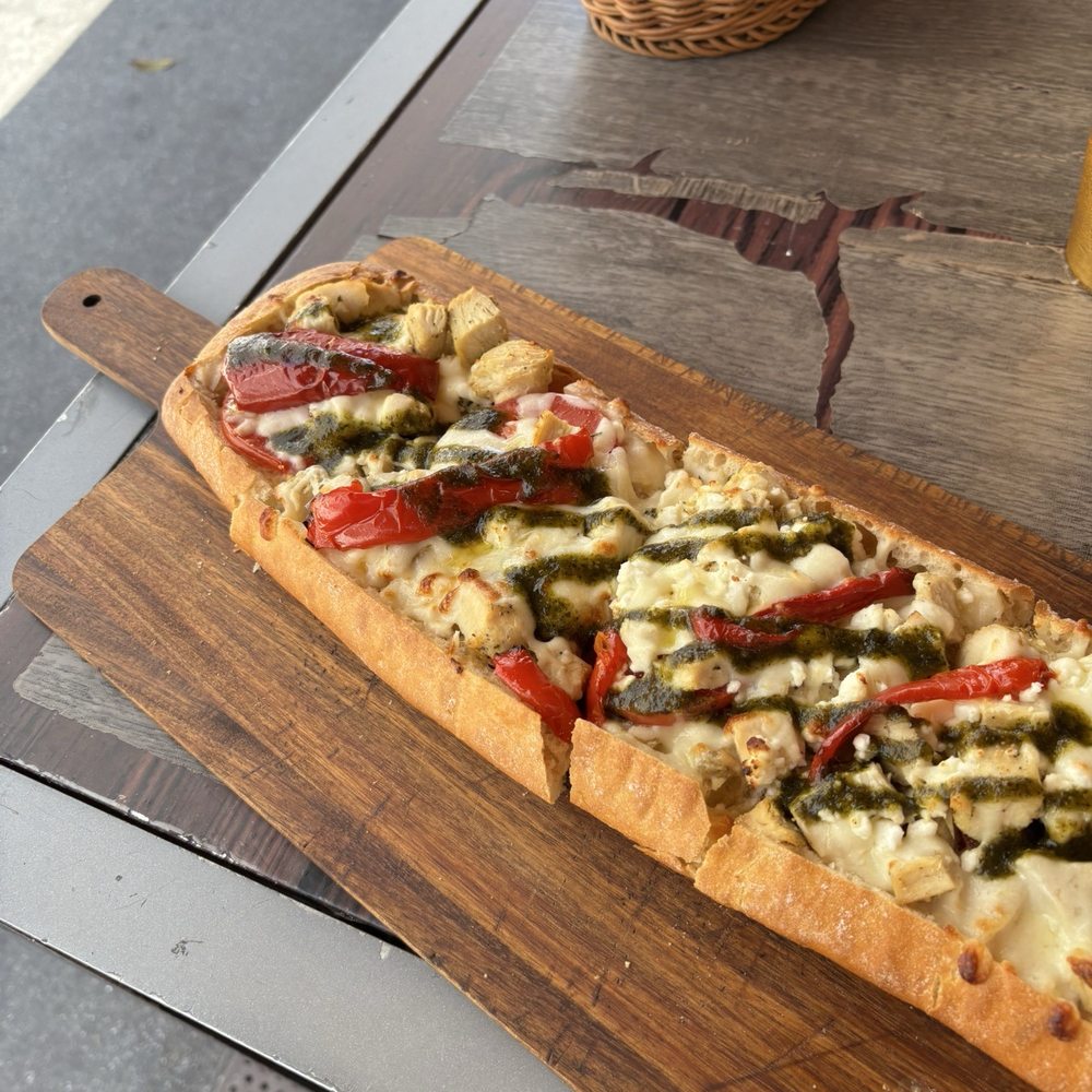 Tapelia - Chicken flatbread - Spanish Near Me - Miami Beach, Florida Tapelia - Chicken flatbread - Spanish Near Me - Miami Beach, Florida