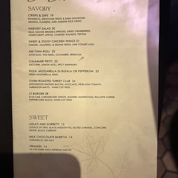 Back Bar at Hotel Eventi - Menu - Cocktail Bars Near Me - New York, New York
