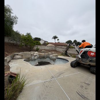 Earthworks Engineering - Start of Pool demo - Demolition Services Near Me Earthworks Engineering - Start of Pool demo - Demolition Services Near Me