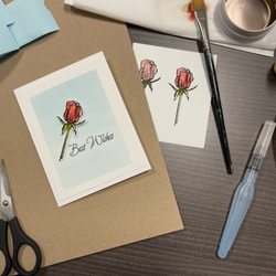 V and A Creations - Watercolor for greeting cards class