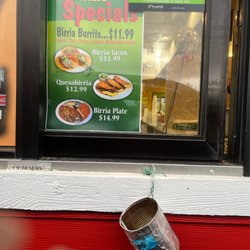 California Taco Shop - Piece of the menu