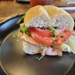 Avocado and turkey