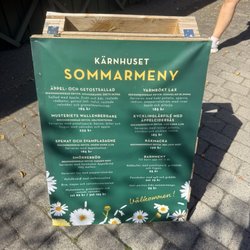 Kärnhuset - Menu in Swedish