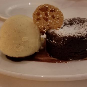 Zelo - Budino dessert, basically chocolate lava cake and fried gelato - Italian Near Me - Minneapolis, Minnesota