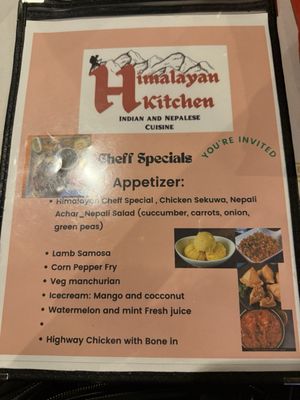 Menu photo 2 Himalayan Kitchen San Antonio, TX