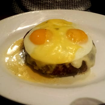 Met Back Bay - Pulled pork stuffed hash brown with jalapeño hollandaise - New American Near Me - Boston, Massachusetts Met Back Bay - Pulled pork stuffed hash brown with jalapeño hollandaise - New American Near Me - Boston, Massachusetts