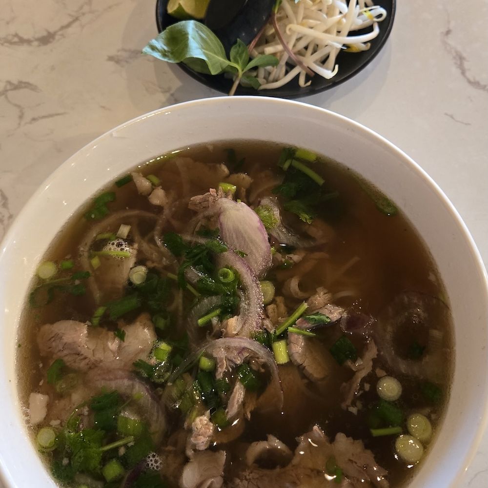 Beef Broth Pho Rare Steak Noodle Soup Beef Broth Pho Rare Steak Noodle Soup