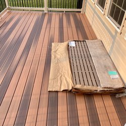 Lowe's Home Improvement - Partially completed and unusable deck waiting on parts from Lowes for 2 months now.