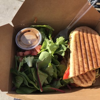 Village Market Place - Vegetarian panini with salad - Grocery Near Me - Glendale, California Village Market Place - Vegetarian panini with salad - Grocery Near Me - Glendale, California