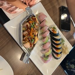 Sushi Garden - Aptos - Bryant's Birdie, La Selva (forgot what the baked roll was)