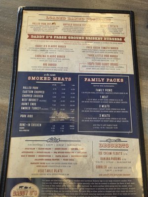 Menu photo 3 Daddy D’s BBQ Benson, NC Menu photo 3 Daddy D’s BBQ Benson, NC