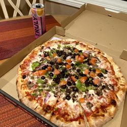 Blackjack Pizzeria - Veggie pizza, aka Lenten pizza