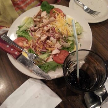Lucky's Steak House - Chicken Caesar salad - Steakhouses Near Me - Clio, Michigan