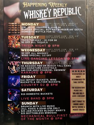 Menu photo 4 Whiskey Republic Redlands, CA Menu photo 4 Whiskey Republic Redlands, CA