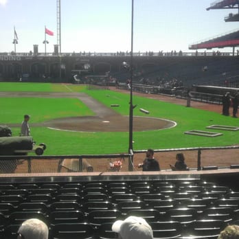 Oracle Park - Field Club section, Giants vs Padres, Sept 2013. - Stadiums & Arenas Near Me - San Francisco, California