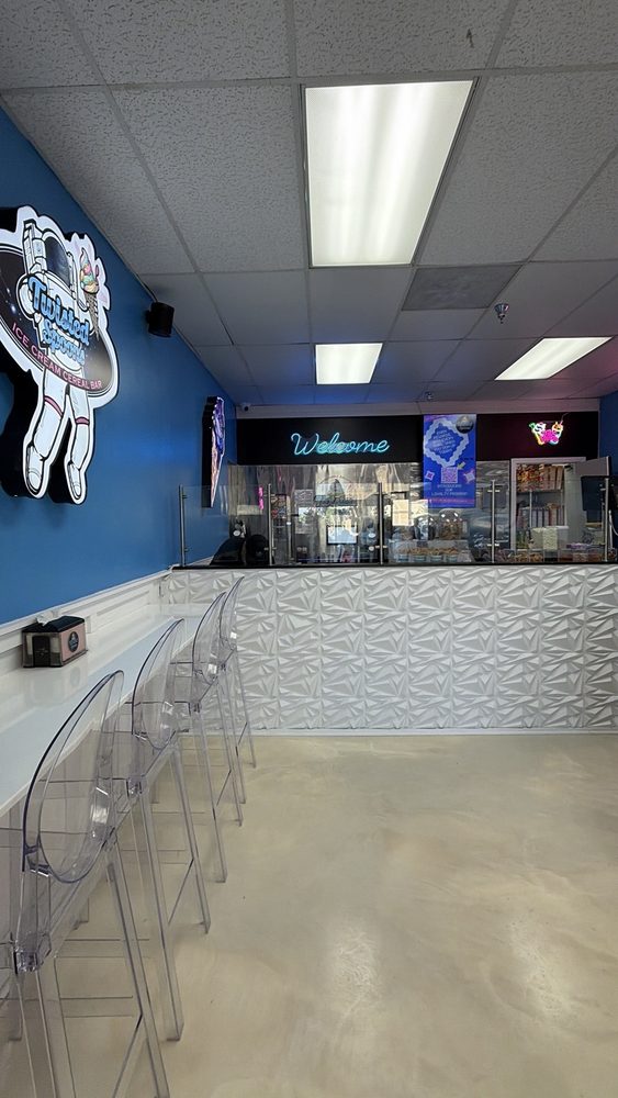 Twisted Spoons Ice Cream Cereal Bar Logo