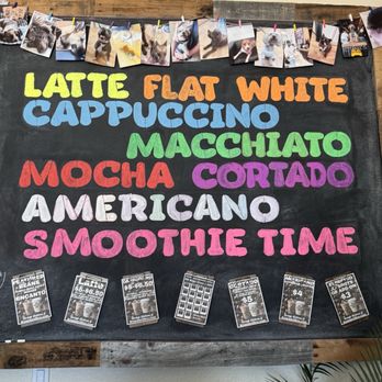 Bones and Bru - Cutest menu board - Pet Stores Near Me - Tempe, Arizona