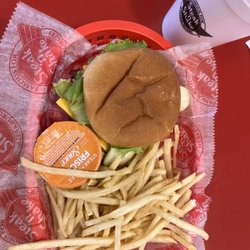Steak ’n Shake - Single Steakburger with Cheese Combo