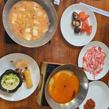 Boiling Pot and Boba Street - Spread (Meager meat per order) - Hot Pot Near Me - Northridge, California Boiling Pot and Boba Street - Spread (Meager meat per order) - Hot Pot Near Me - Northridge, California