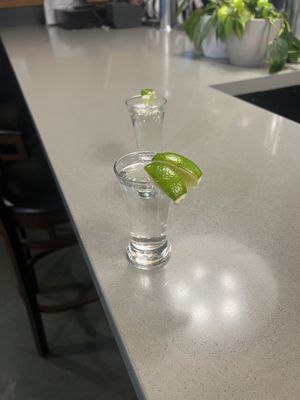 Photo of Recess - Santa Ana, CA, US. Two shots of tequila