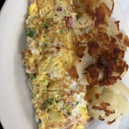 Denver omelette and home fries Denver omelette and home fries