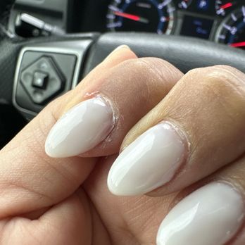 Ohana Nail Lounge - Polish job was so shitty. This was after the "fix" - Nail Salons Near Me - Queen Creek, Arizona