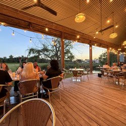 Firefly Grill - Outdoor patio seating.