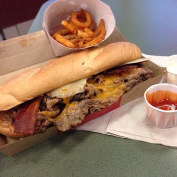 Arby's - 3 cheese bacon and steak sandwich - Fast Food Near Me - Inglewood, California