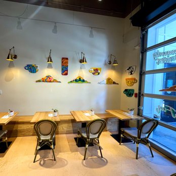 Summit Coffee - tables and chairs in a coffee shop - Coffee & Tea Near Me - Charlotte, North Carolina