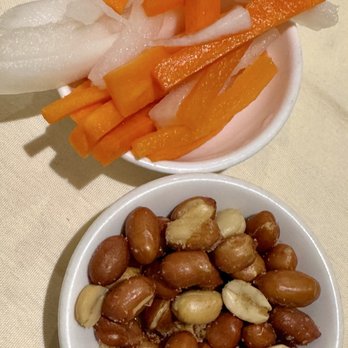 Mayflower Restaurant - Pickled radish/carrots salted peanuts - Seafood Near Me - Dublin, California