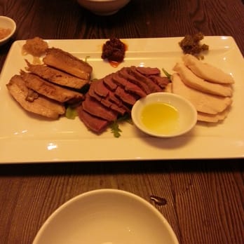 RYUS Noodle Bar - Meat Platter (Tenderloin,Cha Siu & Chicken) with the Sauces... - Ramen Near Me - Toronto, Ontario