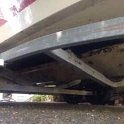 Sechelt Boat Care - This bottom was left in the ocean for only 4 months. The owner didn't realize how quickly marine growth & barnacles can cover...