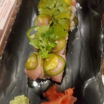 Sakura - Lava Flow Roll Came recommended from our waiter Didn't disappoint - Sushi Bars Near Me - Mililani, Hawaii Sakura - Lava Flow Roll Came recommended from our waiter Didn't disappoint - Sushi Bars Near Me - Mililani, Hawaii