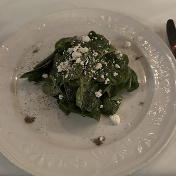 La Foret - Spinach & beet salad with goat cheese crumbles (less the beets) - French Near Me - San Jose, California La Foret - Spinach & beet salad with goat cheese crumbles (less the beets) - French Near Me - San Jose, California