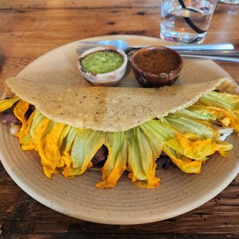Oaxaca - Squash blossom with eggs - Mexican Near Me - Atlanta, Georgia