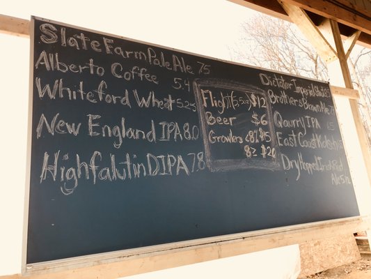 Menu photo 5 Slate Farm Brewery Whiteford, MD Menu photo 5 Slate Farm Brewery Whiteford, MD