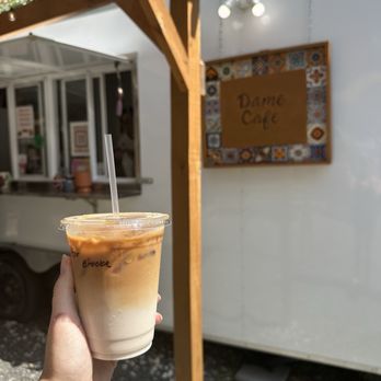 Dame Cafe Coffee - Horchata Latte iced - Coffee & Tea Near Me - Austin, Texas Dame Cafe Coffee - Horchata Latte iced - Coffee & Tea Near Me - Austin, Texas