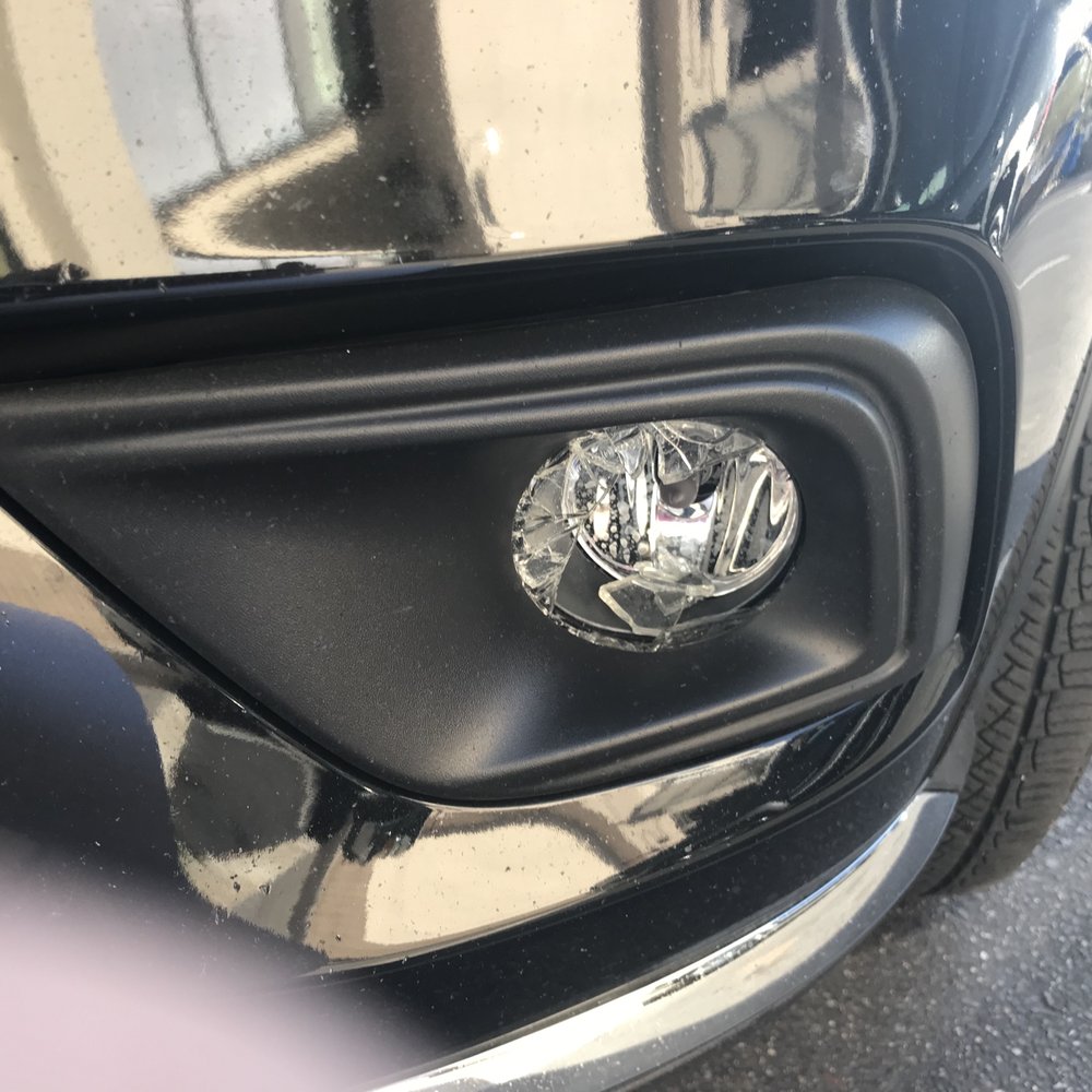 Cobblestone Auto Spa - Broken fog light driver side - Auto Detailing Near Me - Gilbert, Arizona