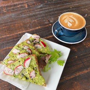 Gryphon Cafe - a plate of food and a cup of coffee - Coffee & Tea Near Me - Wayne, Pennsylvania