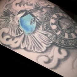 Gold N Tattoos - A bird