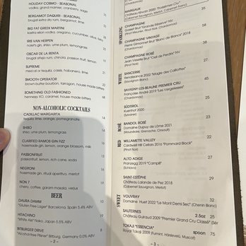 Knife Pleat - Menu - French Near Me - Costa Mesa, California
