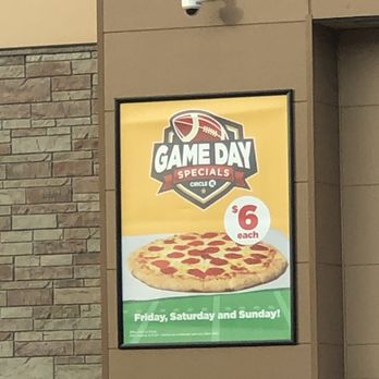 Circle K - Pizza for $6 now includes Saturday and Sunday - Gas Stations Near Me - Huntsville, Alabama Circle K - Pizza for $6 now includes Saturday and Sunday - Gas Stations Near Me - Huntsville, Alabama