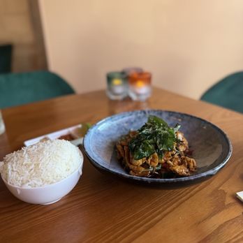 Amata Modern Thai - Basil Chicken - Thai Near Me - Las Vegas, Nevada Amata Modern Thai - Basil Chicken - Thai Near Me - Las Vegas, Nevada